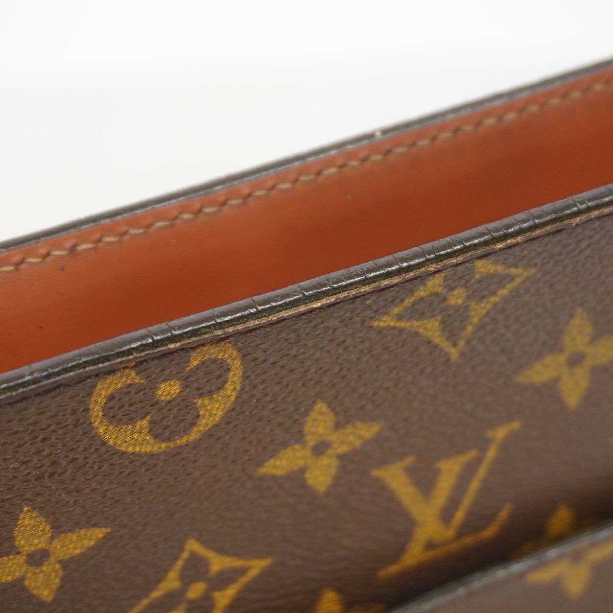 Louis Vuitton Clutch Monogram Pochette Homme Brown — view 7