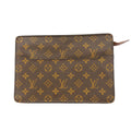 Louis Vuitton Clutch Monogram Pochette Homme Brown