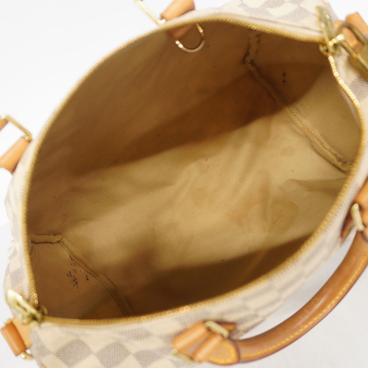 Louis Vuitton Handbag Damier Azur Speedy Bandouliere 30 White — view 4