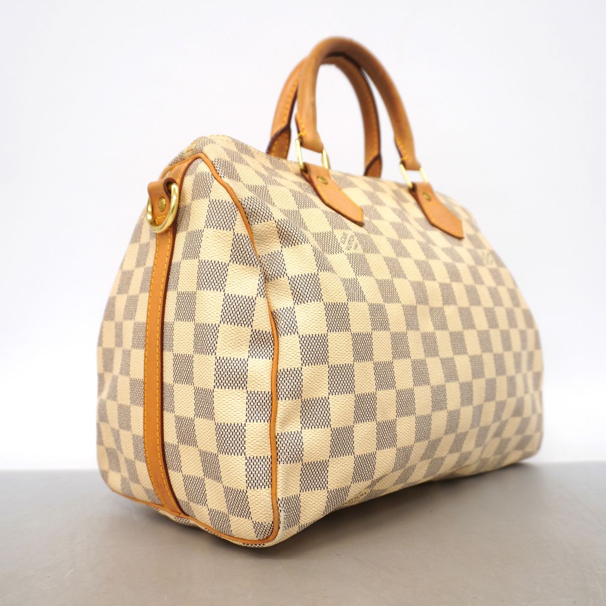 Louis Vuitton Handbag Damier Azur Speedy Bandouliere 30 White — view 2