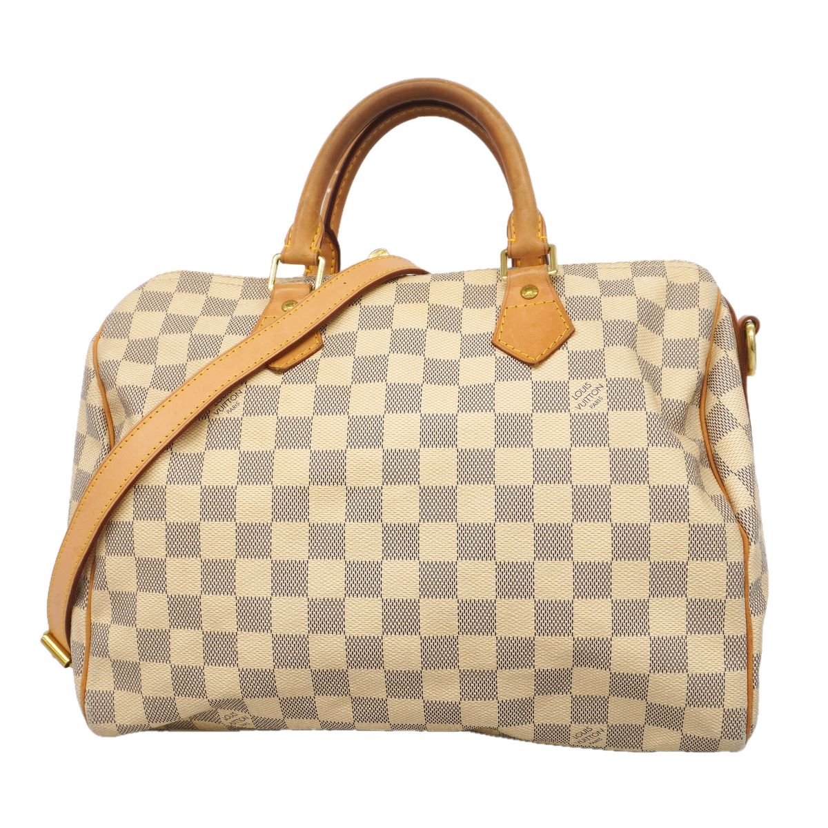 Louis Vuitton Handbag Damier Azur Speedy Bandouliere 30 White