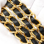Chanel Shoulder Bag Diana Lambskin Black Gold — view 7
