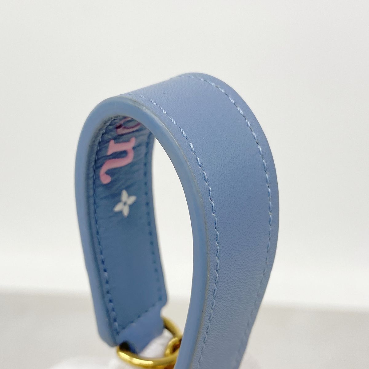 Louis Vuitton Shoulder Bag New Wave Pochette Chain Light Blue — view 8