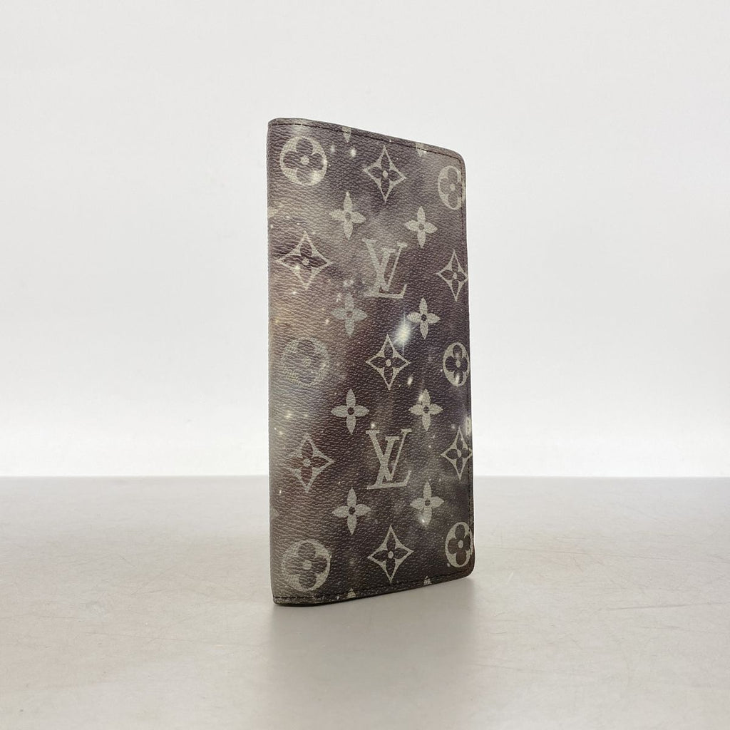 Louis Vuitton Wallet Monogram Galaxy Portefeuille Brazza Black — view 2