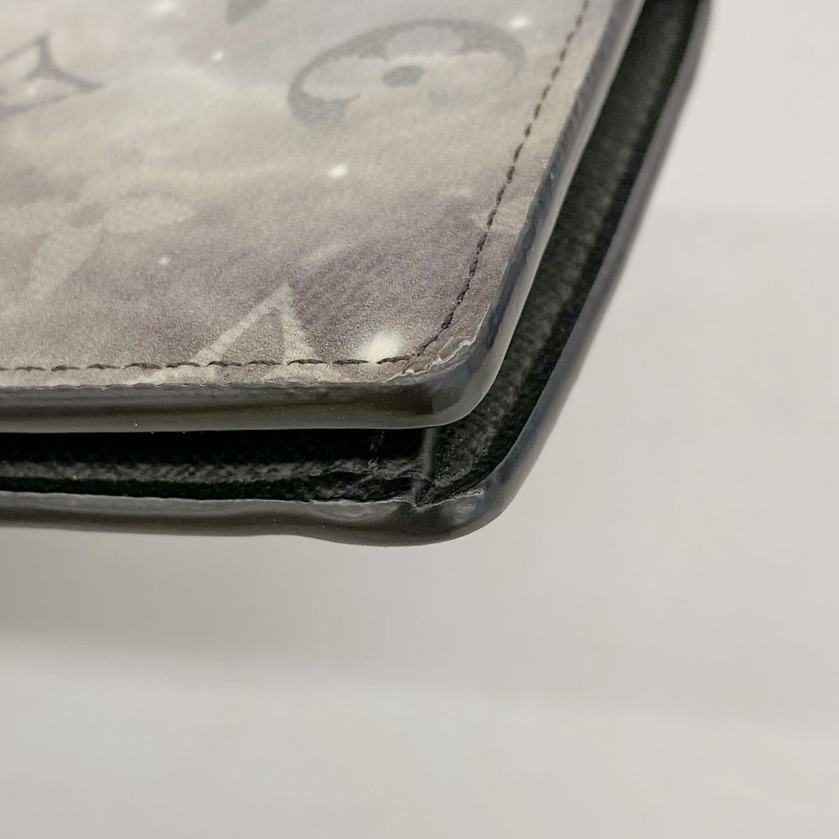 Louis Vuitton Wallet Monogram Galaxy Portefeuille Brazza Black — view 5