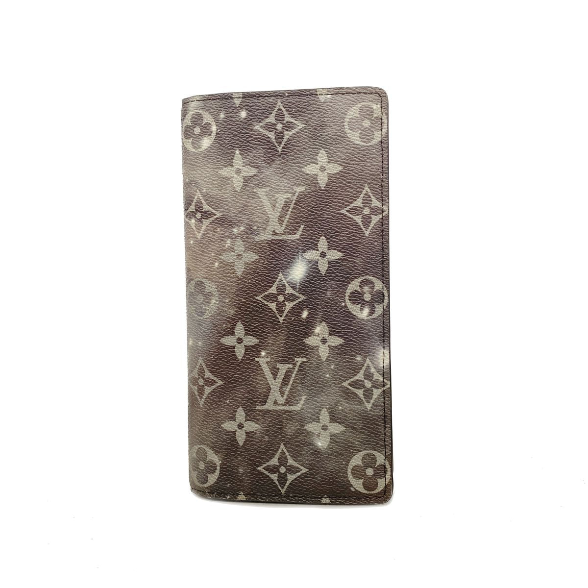 Louis Vuitton Wallet Monogram Galaxy Portefeuille Brazza Black