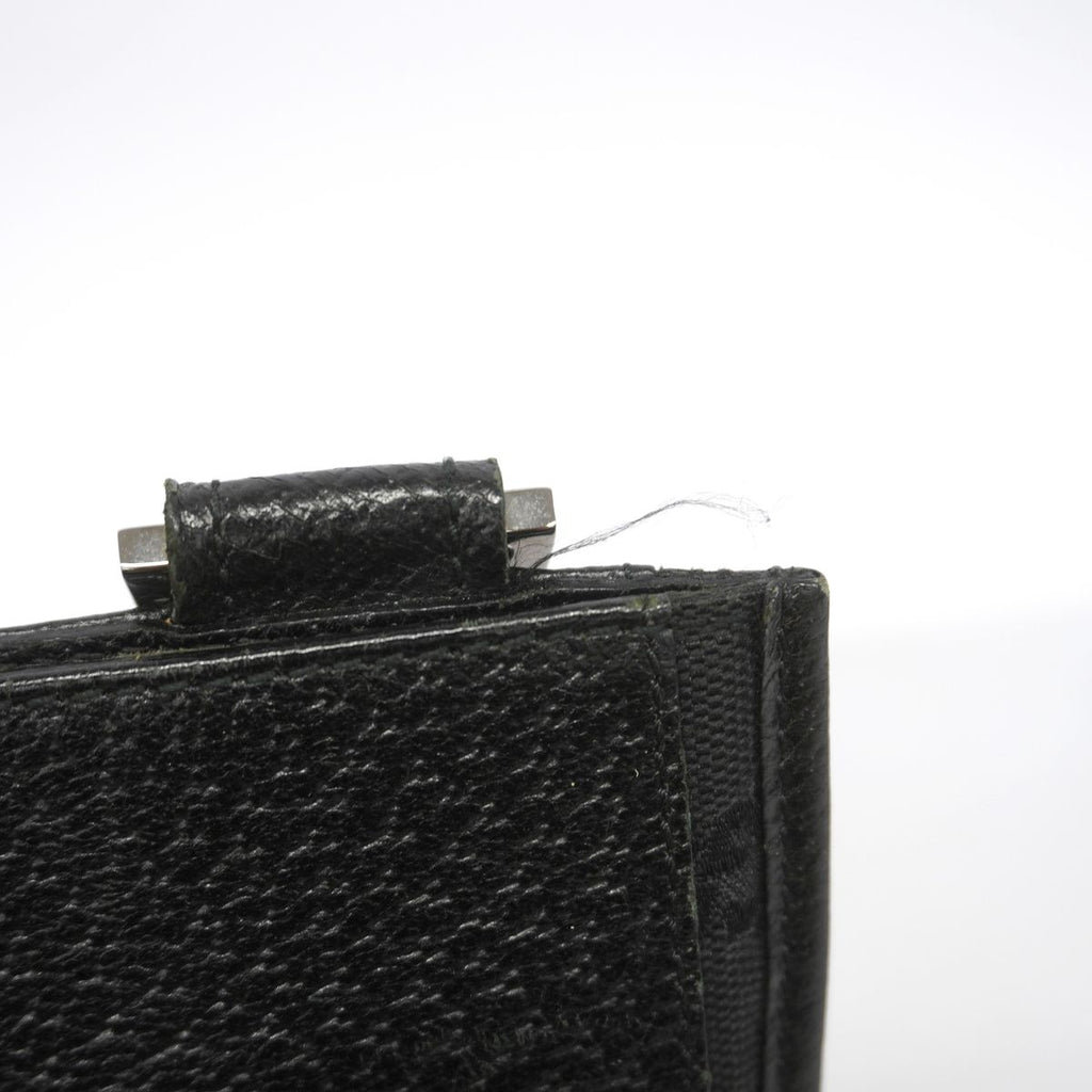 Gucci Shoulder Bag GG Canvas Black Silver — view 7