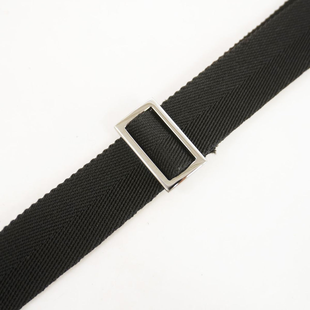 Gucci Shoulder Bag GG Canvas Black Silver — view 8