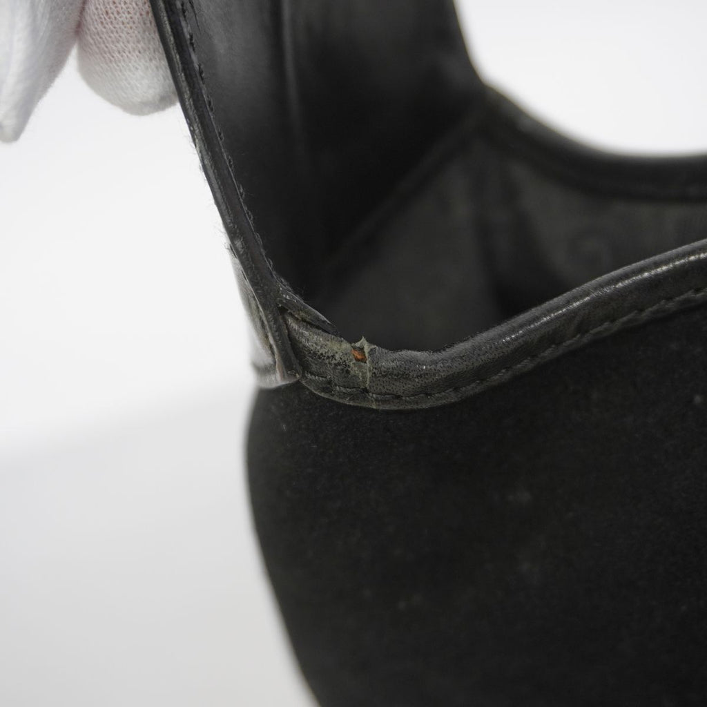 Gucci Shoulder Bag Sherry Line Jackie Suede Black Silver — view 7