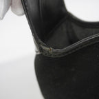 Gucci Shoulder Bag Sherry Line Jackie Suede Black Silver — view 7