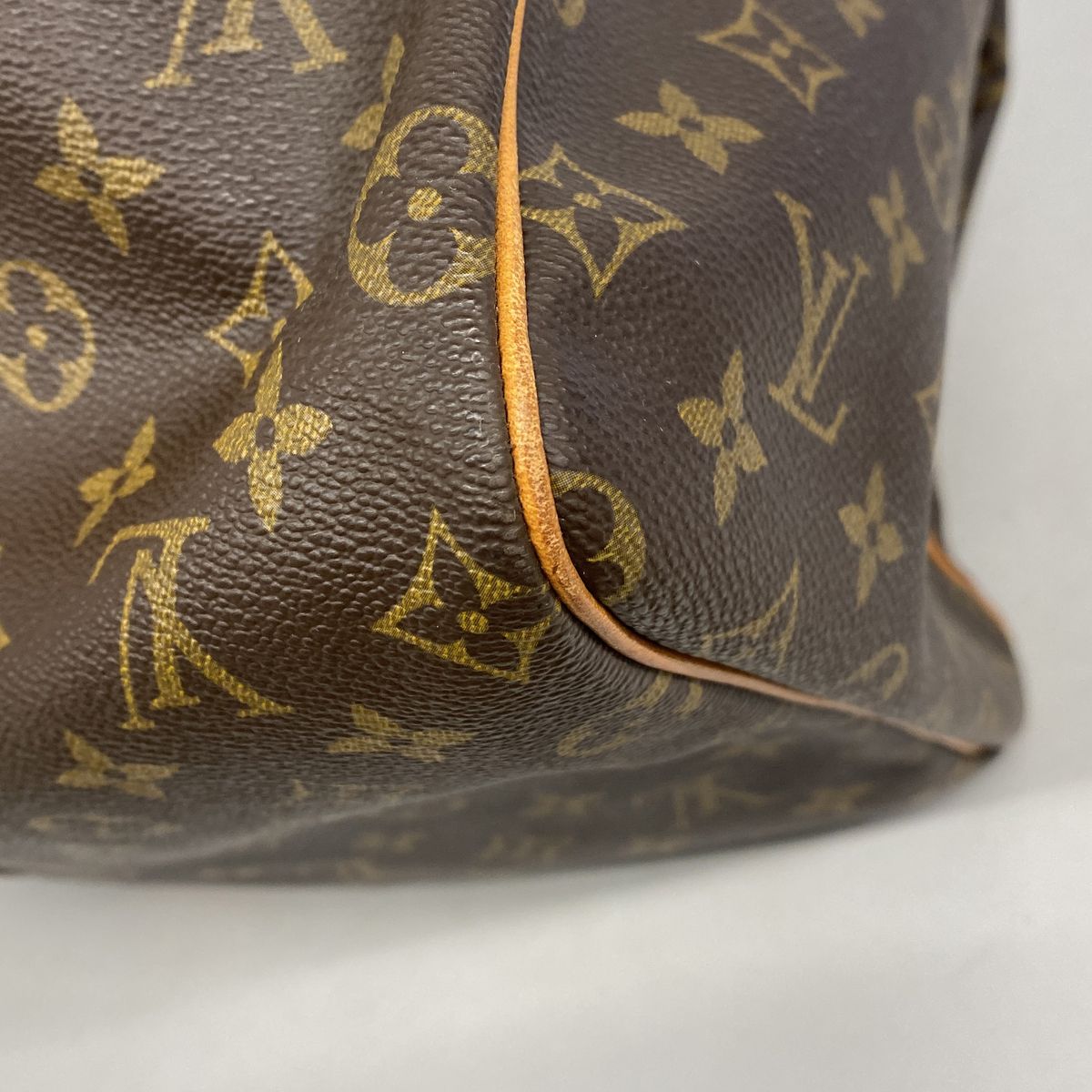 Louis Vuitton Boston Bag Monogram Keepall 55 Brown — view 6