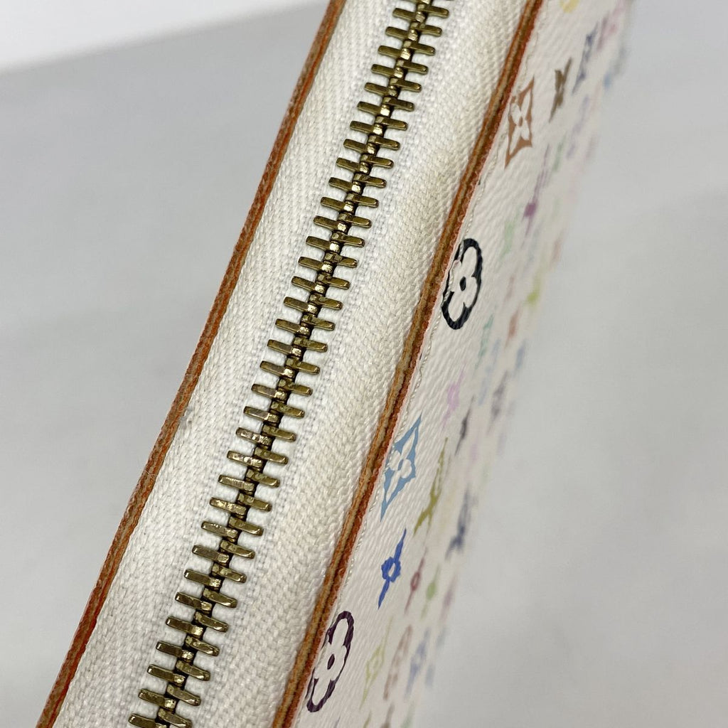 Louis Vuitton Wallet Monogram Multicolor Zippy Blanc — view 7