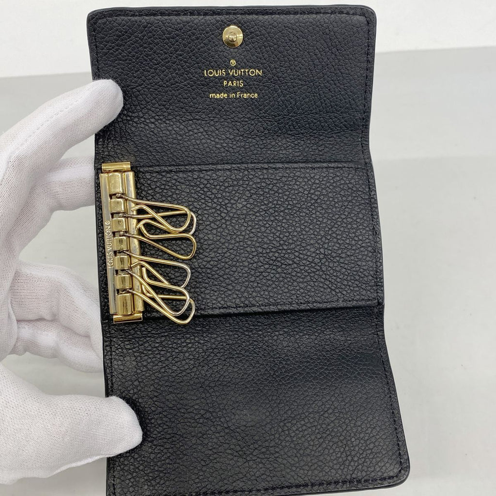 Louis Vuitton Key Case Monogram Empreinte Multicles 6 Noir Key Holder — view 3