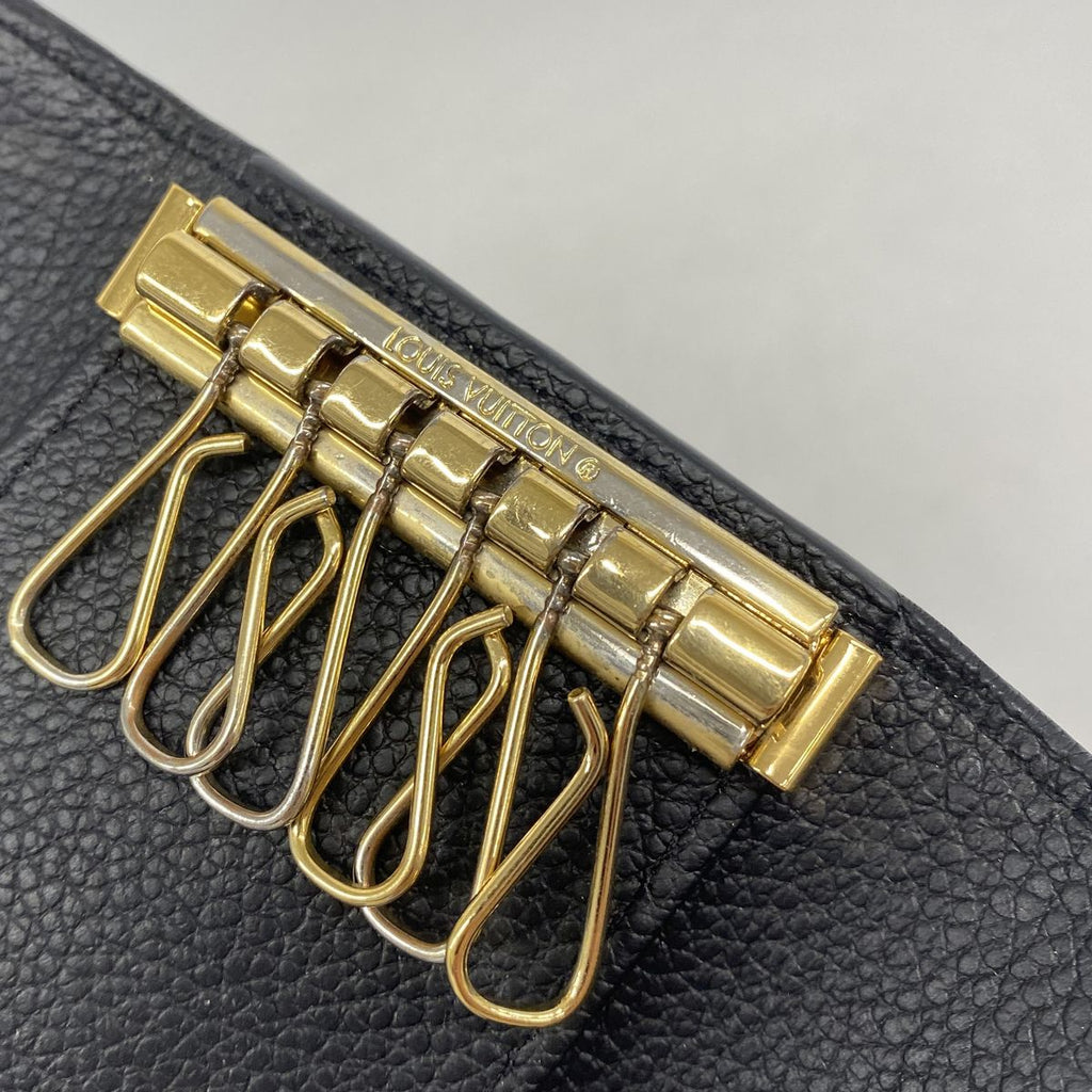 Louis Vuitton Key Case Monogram Empreinte Multicles 6 Noir Key Holder — view 6