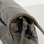Chanel Backpack Quilted Lambskin Black Gold — view 7