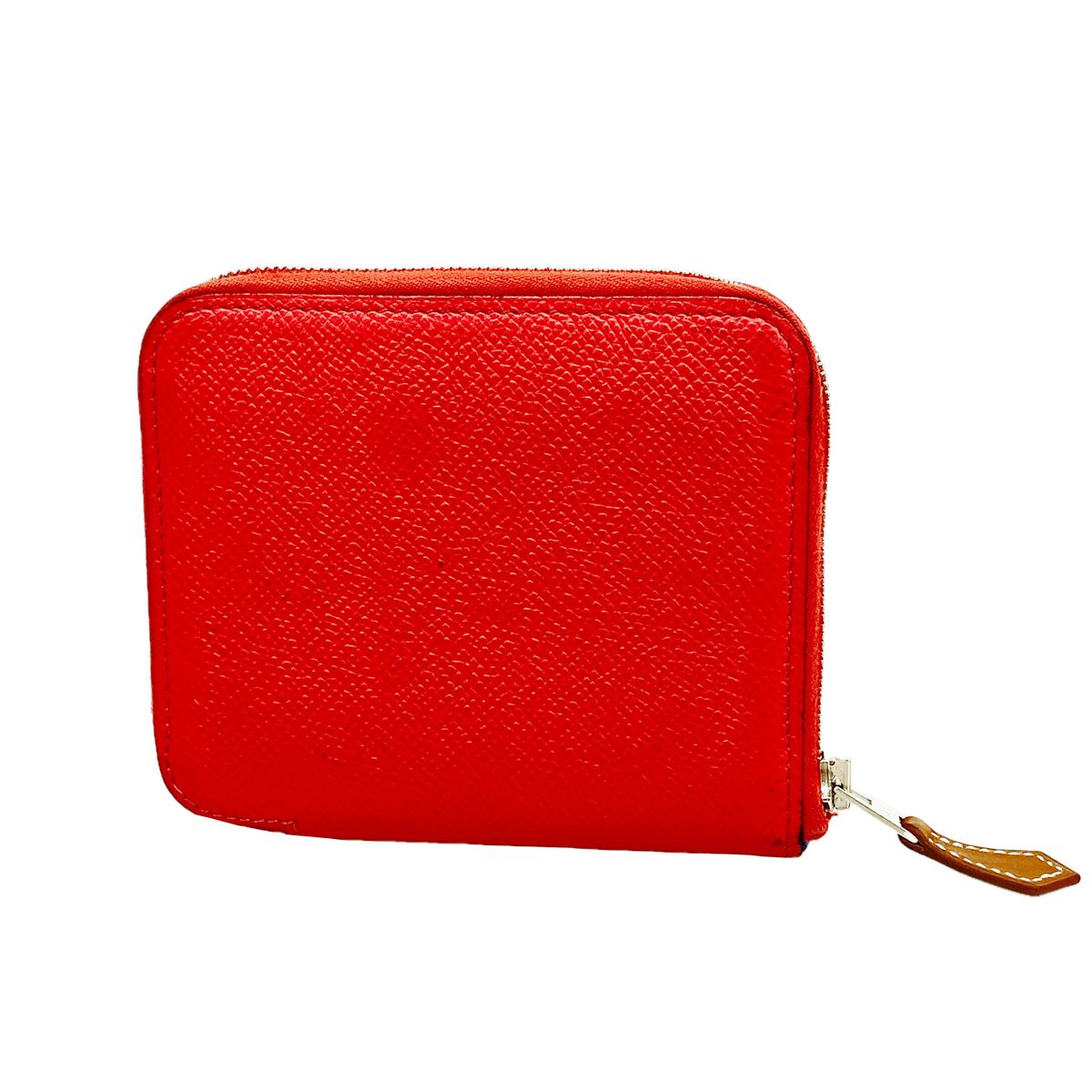 Hermes Coin Purse Azap Silk'in Compact Veau Epsom Bougainvillea Silver