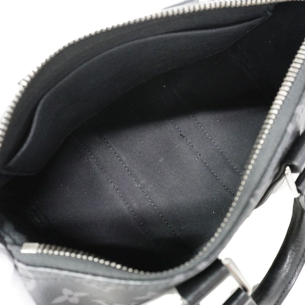Louis Vuitton Handbag Monogram Eclipse Reverse Keepall Bandouliere 25 Black — view 4