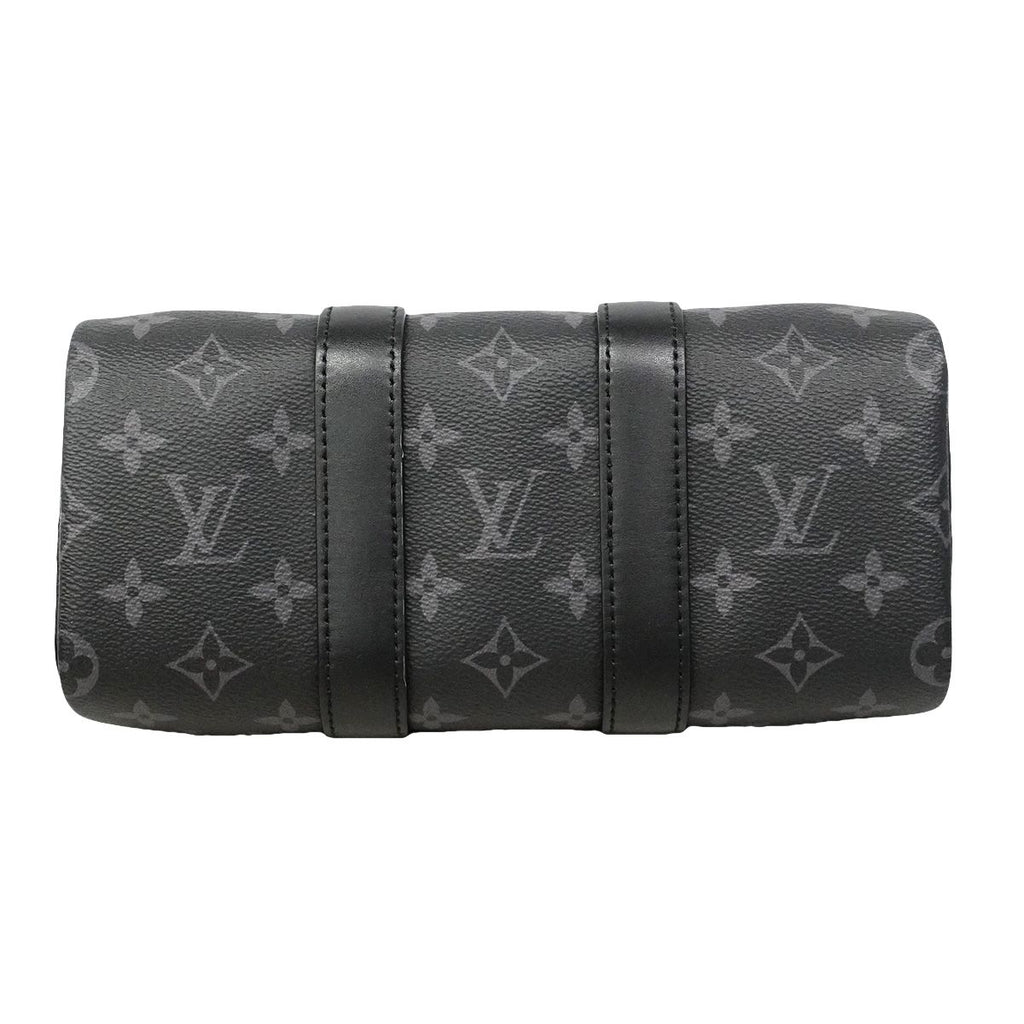 Louis Vuitton Handbag Monogram Eclipse Reverse Keepall Bandouliere 25 Black — view 3