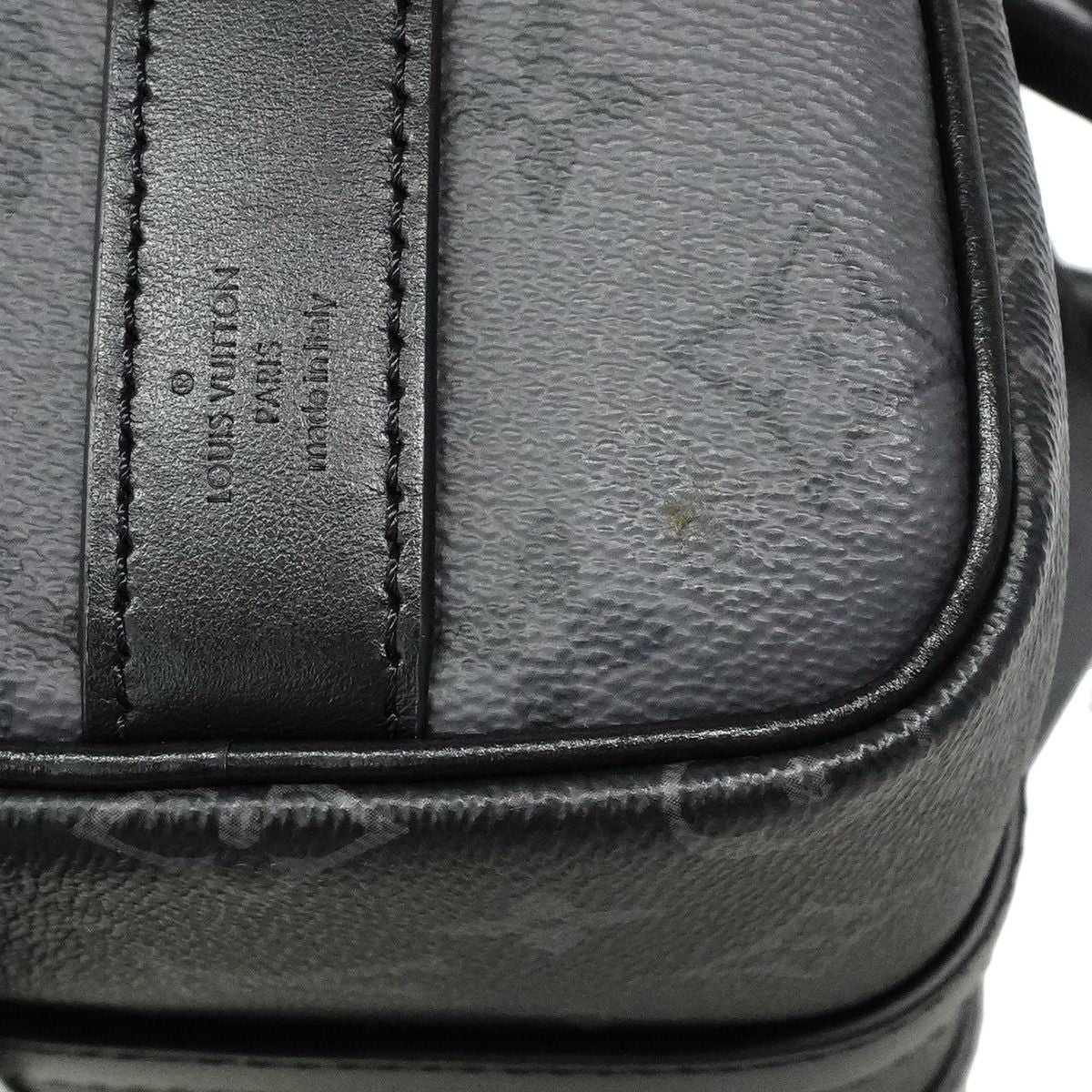 Louis Vuitton Handbag Monogram Eclipse Reverse Keepall Bandouliere 25 Black — view 6