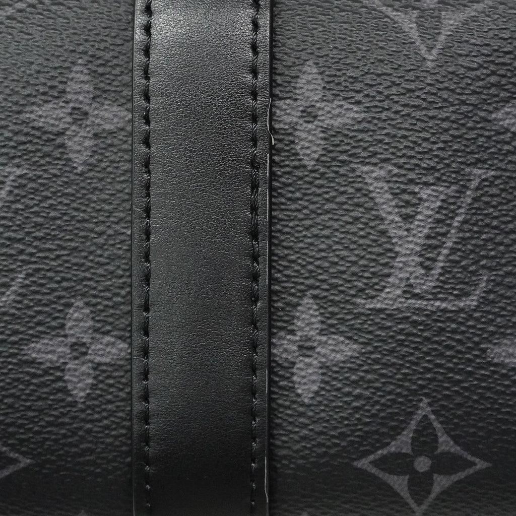 Louis Vuitton Handbag Monogram Eclipse Reverse Keepall Bandouliere 25 Black — view 8