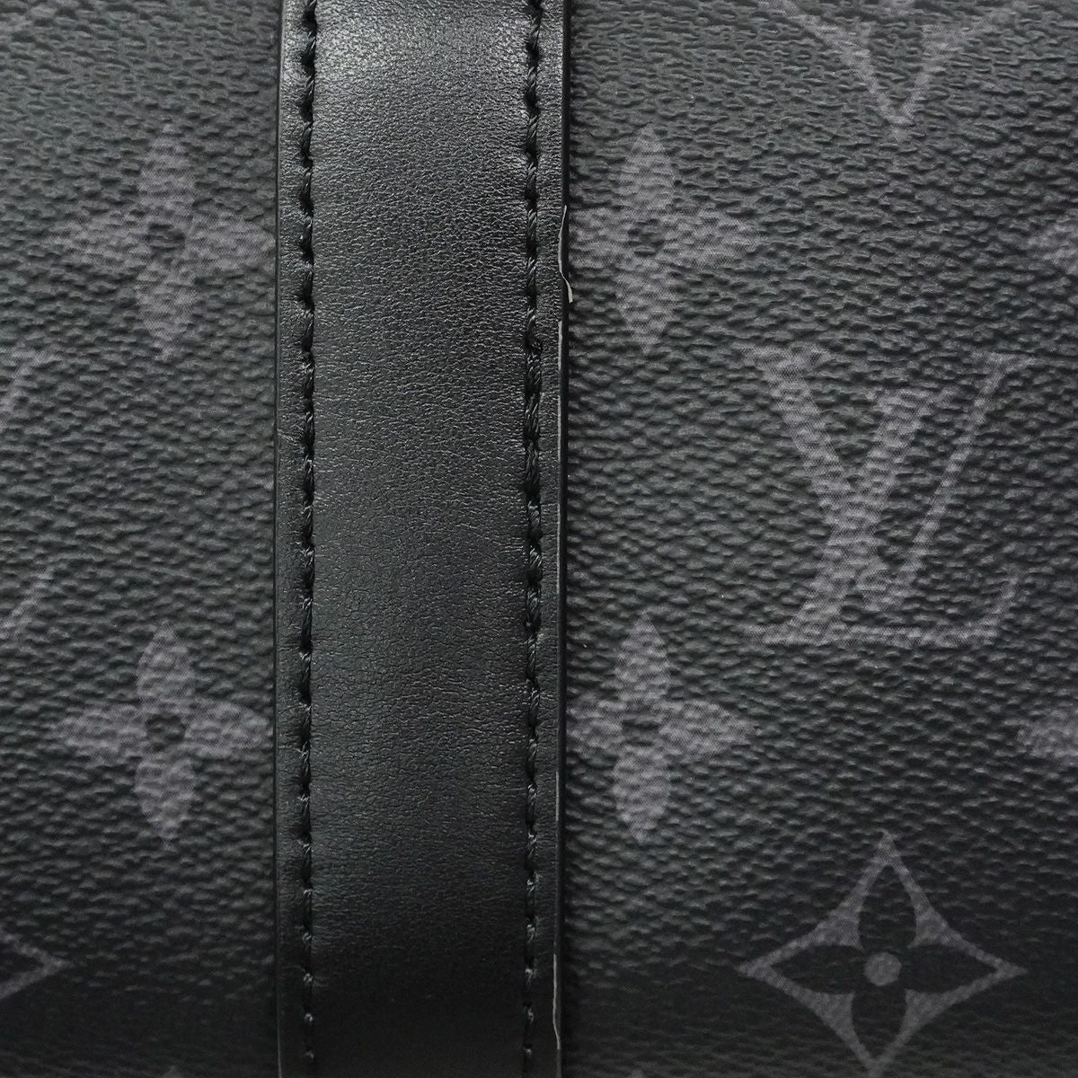 Louis Vuitton Handbag Monogram Eclipse Reverse Keepall Bandouliere 25 Black — view 8