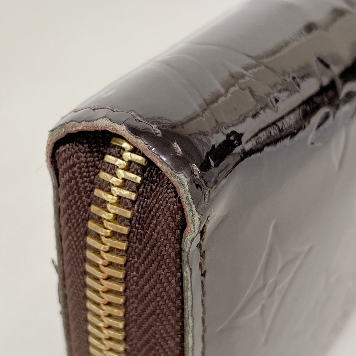 Louis Vuitton Wallet Vernis Zippy Amarante — view 5