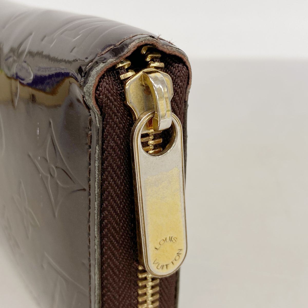 Louis Vuitton Wallet Vernis Zippy Amarante — view 8