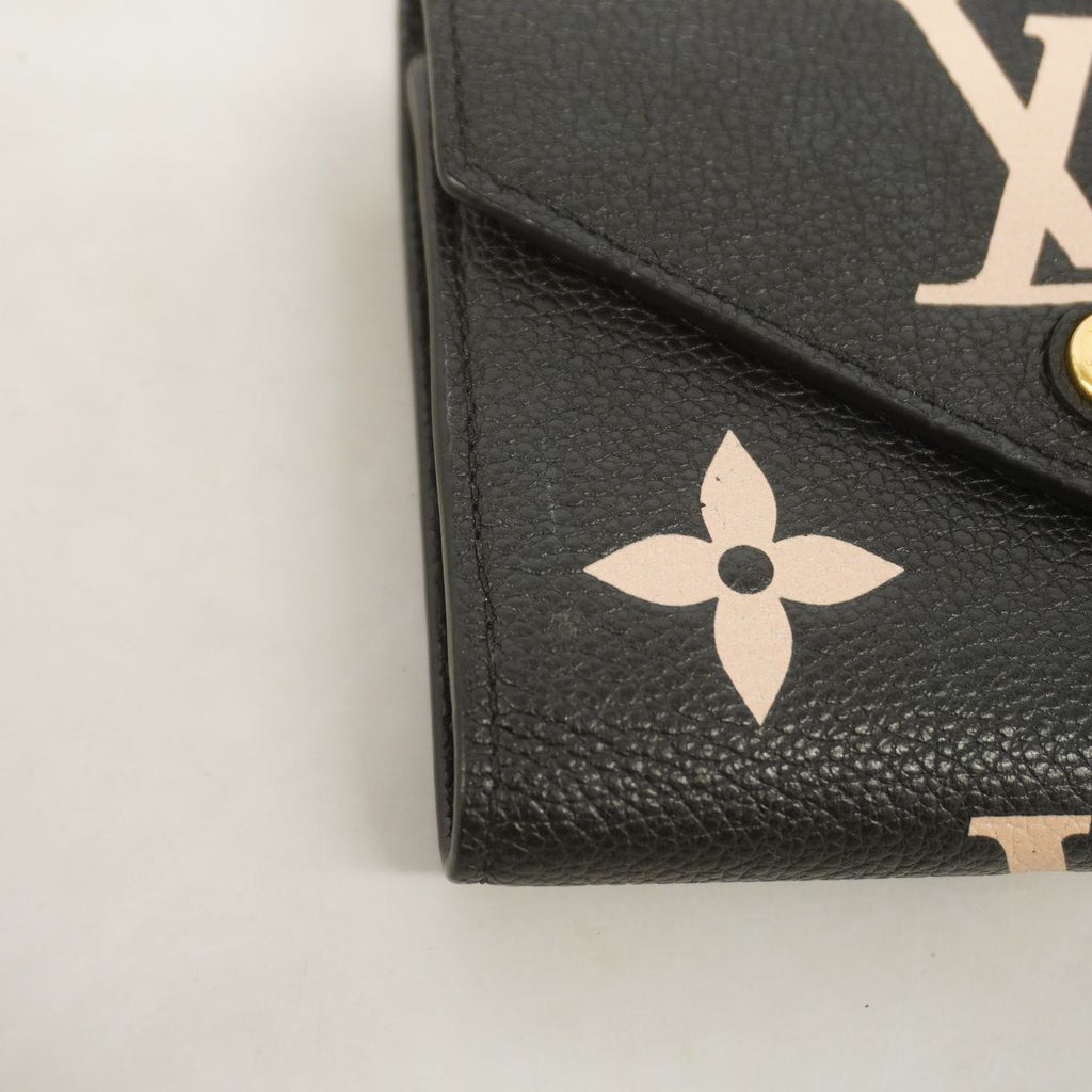 Louis Vuitton Trifold Wallet Monogram Empreinte Bicolor Portefeuille Victorine — view 6