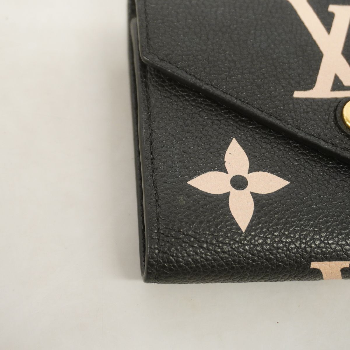 Louis Vuitton Trifold Wallet Monogram Empreinte Bicolor Portefeuille Victorine — view 6