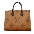 Louis Vuitton Tote Bag Monogram Giant Reverse On The Go MM Brown 2-Way — view 7