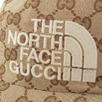 Gucci the North Face GG Canvas Cap Hat Beige XL — view 6