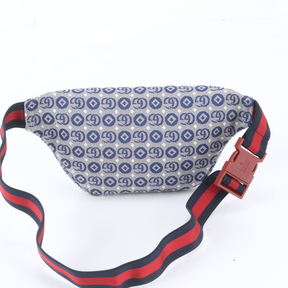 Gucci GG Logo Children's Leather 2-Way Belt Bag Crossbody Body Waist Pouch — view 4