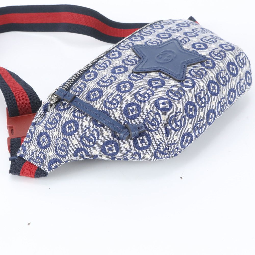 Gucci GG Logo Children's Leather 2-Way Belt Bag Crossbody Body Waist Pouch — view 6