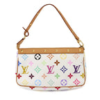 Louis Vuitton Monogram Multicolor Pochette Accessoires Hand Bag Blanc — view 2