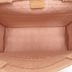 Dior Cannage Book Tote Bag Medium Pink Beige Canvas — view 6