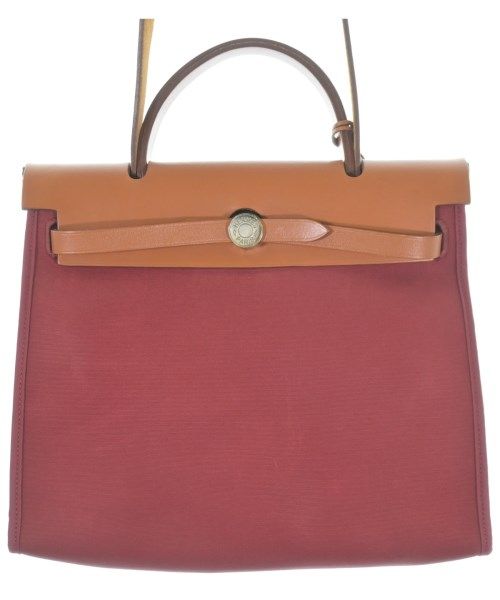 Hermes Herbag Zip PM (2015) Handbag Red — view 2