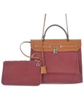 Hermes Herbag Zip PM (2015) Handbag Red