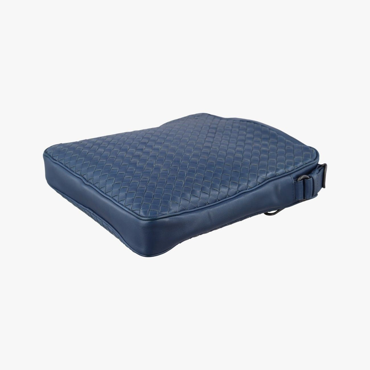 Bottega Veneta Intrecciato Navy Lambskin — view 6
