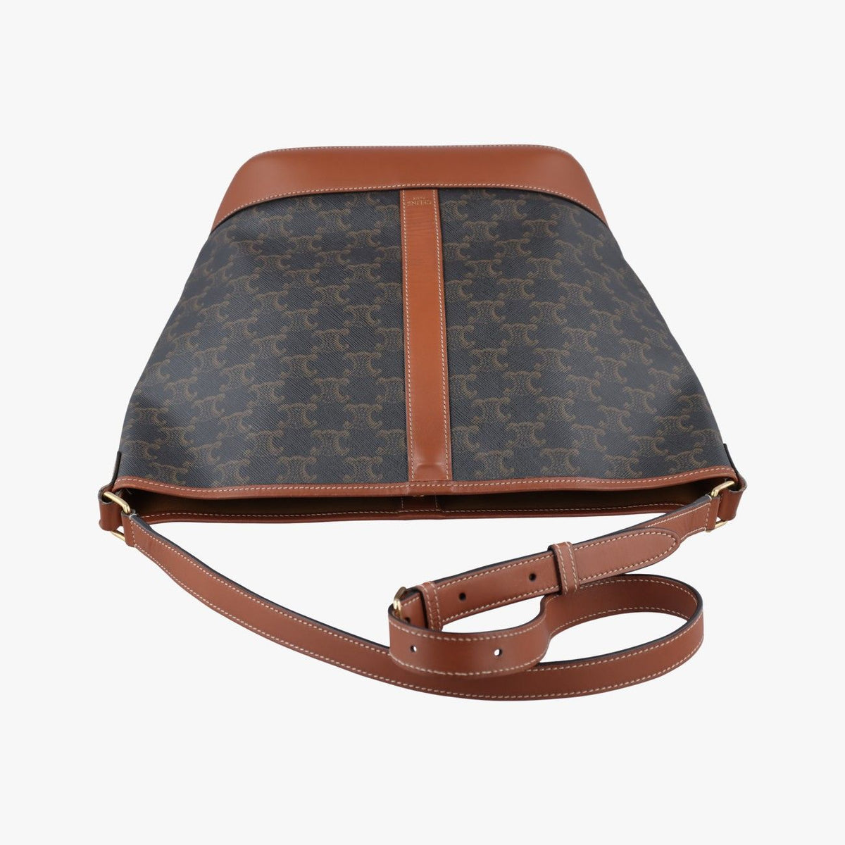 Celine Medium Bucket Brown Leather — view 8