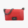 Chanel Boy Red Leather