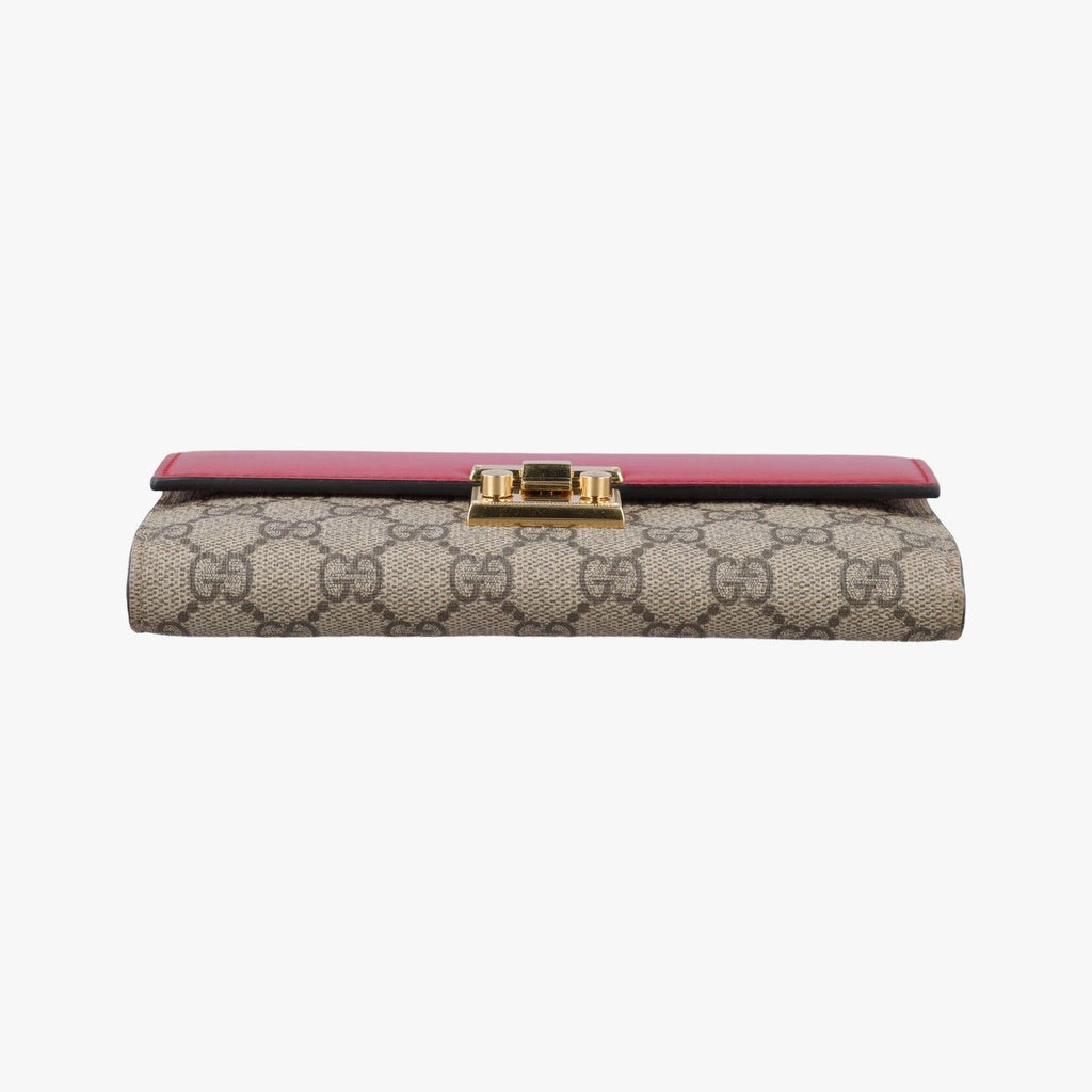 Gucci Padlock Chain Beige Red Multi Leather — view 3
