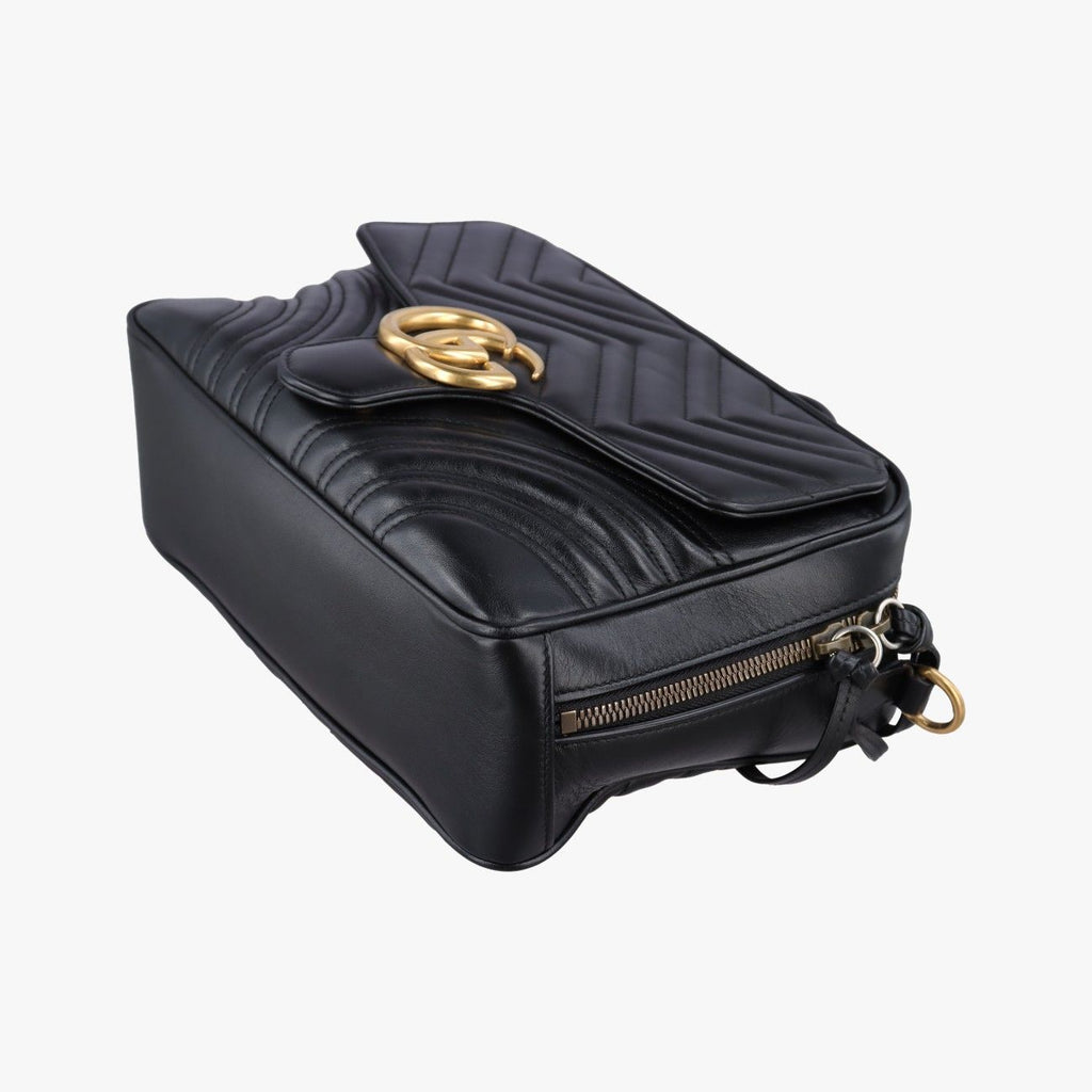 Gucci GG Marmont Black Leather — view 4