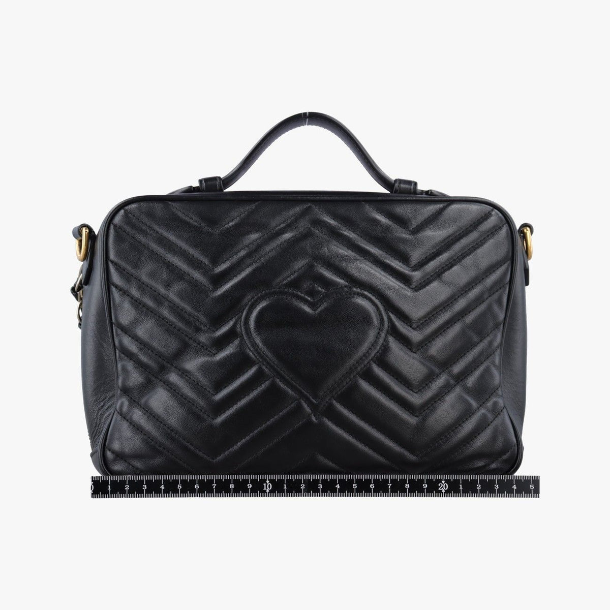 Gucci GG Marmont Black Leather — view 2