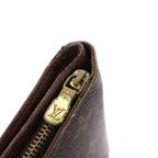 Louis Vuitton Monogram Porte Papier Zip Bifold Wallet Coin Purse Brown — view 8