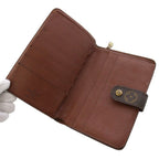 Louis Vuitton Monogram Porte Papier Zip Bifold Wallet Coin Purse Brown — view 6