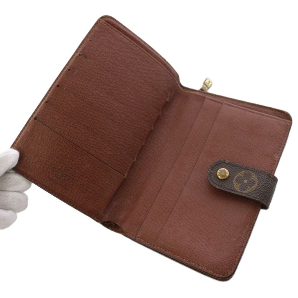 Louis Vuitton Monogram Porte Papier Zip Bifold Wallet Coin Purse Brown — view 6