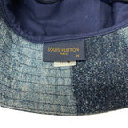 Louis Vuitton Hat 58 Light Blue Navy Cotton — view 5