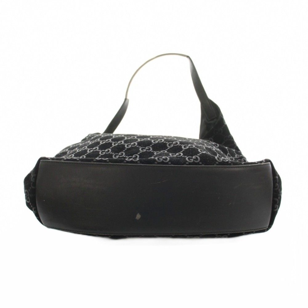 Gucci Bag GG Pattern Suede Black — view 4