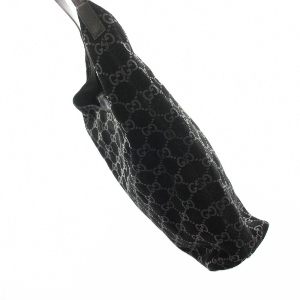 Gucci Bag GG Pattern Suede Black — view 3