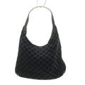 Gucci Bag GG Pattern Suede Black